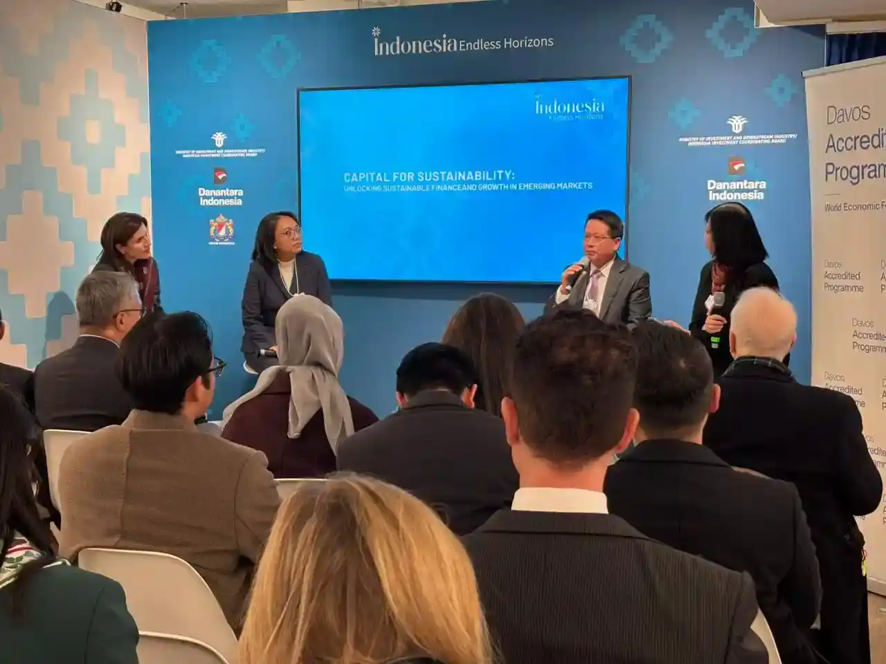 Direktur Utama Bank BRI, Hery Gunadi ungkap prospek dan peluang besar financial technology (fintech) Indonesia ke investor global lewat ajang WEF Davos 2026. Foto: dok. BRI