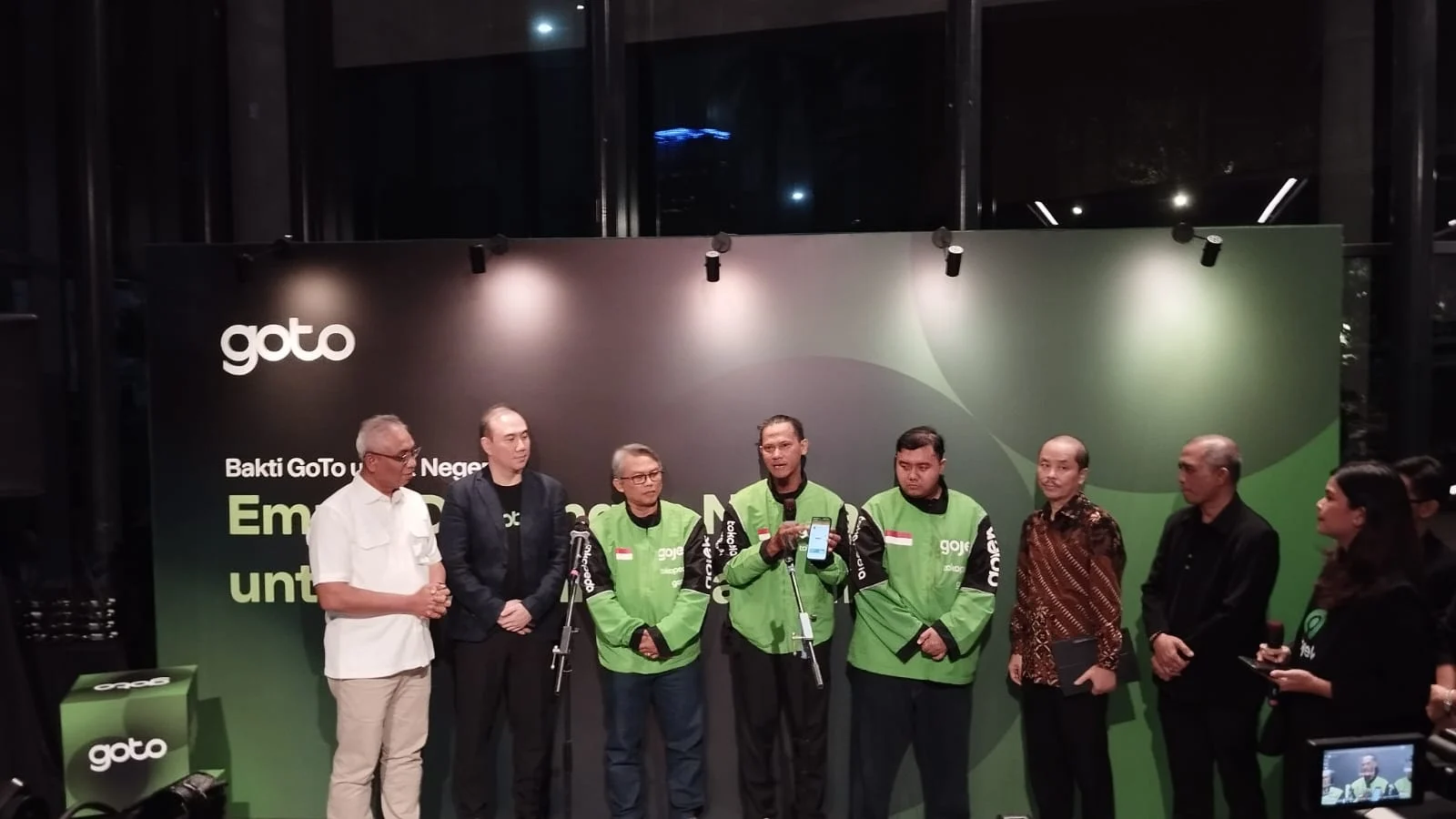 PT GoTo Gojek Tokopedia Tbk luncurkan program baru berisi manfaat BPJS, bursa kerja, beasiswa hingga dukungan usaha untuk para mitra Gojek. Foto: Harun/KabarBursa.com