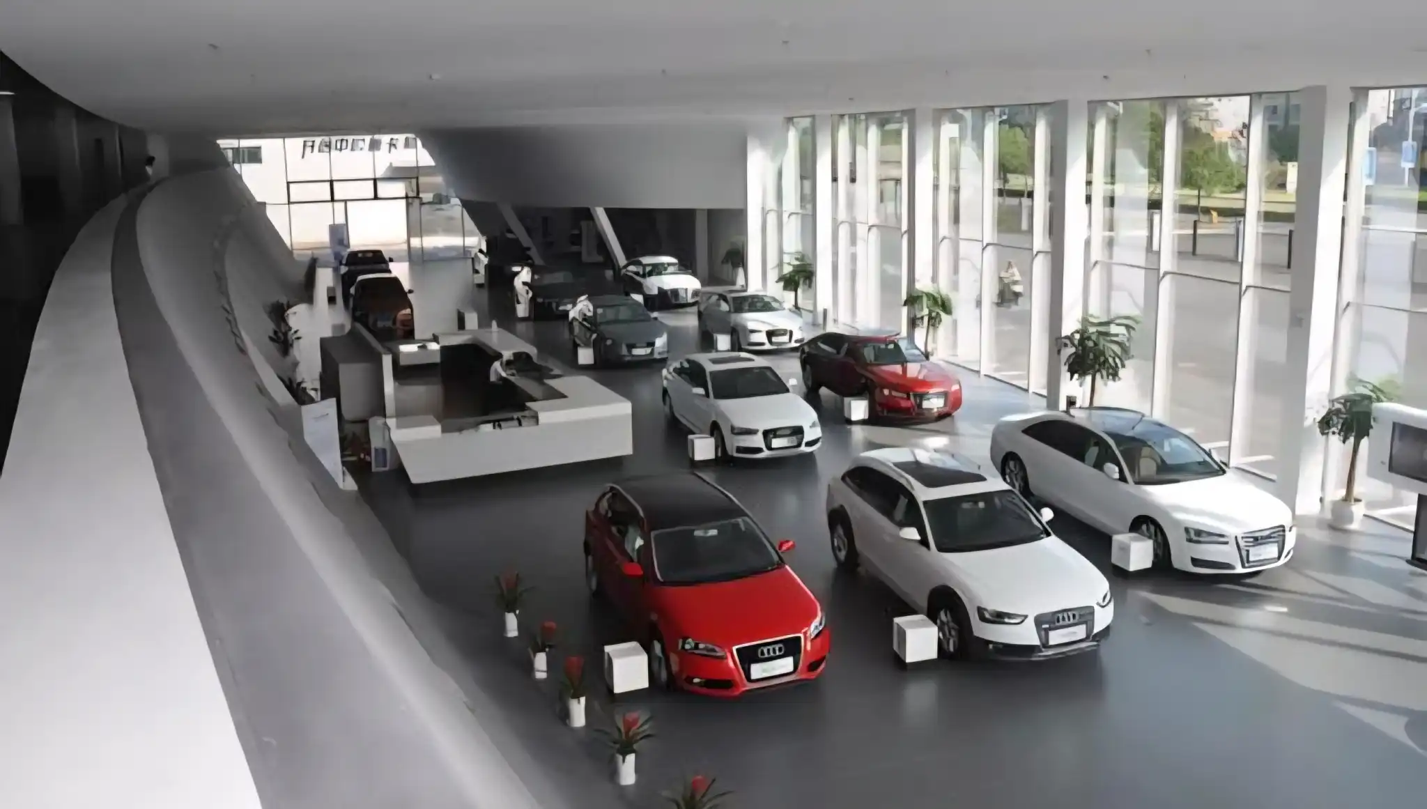 Ilustrasi dealer Audi di China. Foto: carnewschina