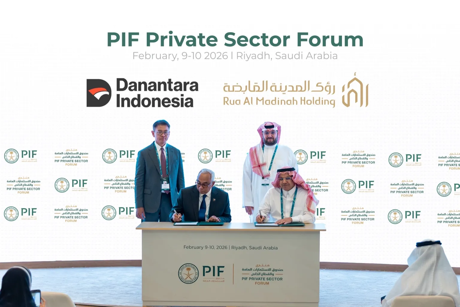 Danantara Indonesia dan Rua Al Madinah Holding menjajaki kerja sama strategis guna memperkuat ekosistem layanan haji dan umrah bagi jemaah Indonesia. Foto: Dok. Danantara