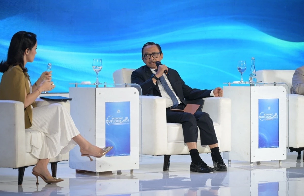 Wamenkeu Juda Agung mengatakan pemerintah menyiapkan kebijakan 2026 untuk memperkuat kepatuhan pajak, digitalisasi Coretax, dan mendorong investasi setelah ekonomi 2025 tumbuh positif. Foto: Dok. Kementerian Keuangan.