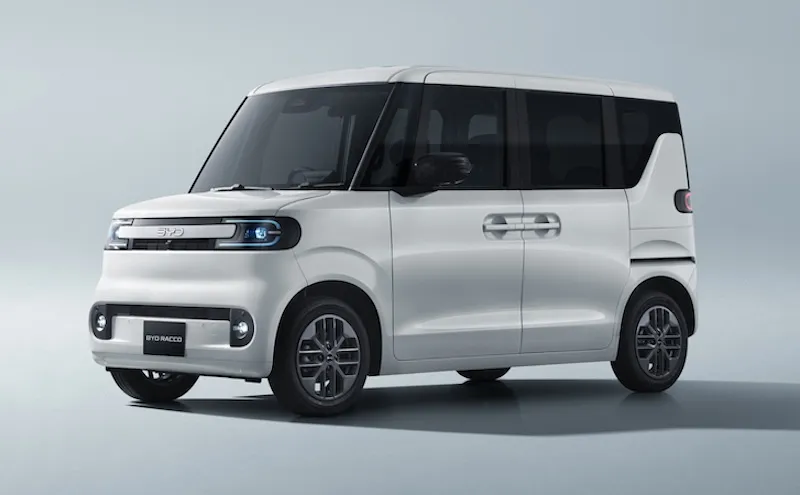 BYD ungkap interior Racco, mobil listrik Kei Car yang akan hadir di pasar Jepang. Foto: dok. BYD