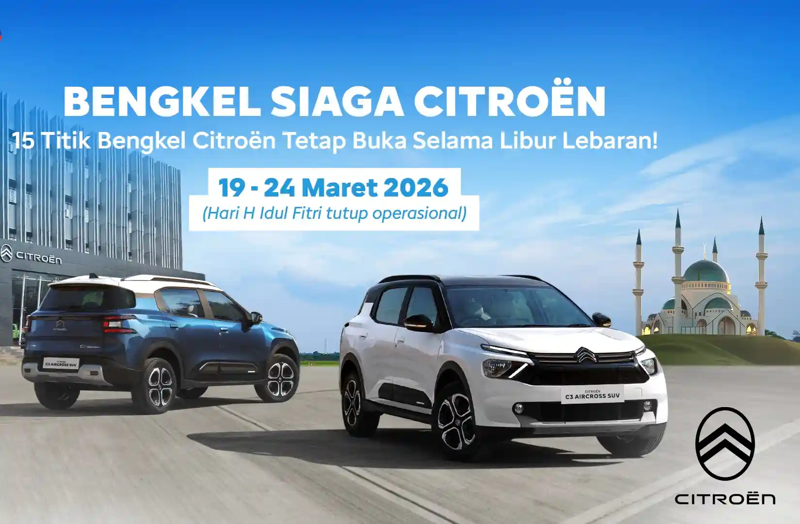 Indomobil gelar Program Aftersales Ramadan 2026, diskon suku cadang Citroën dan Jeep hingga 25 persen. Foto: dok. Indomobil