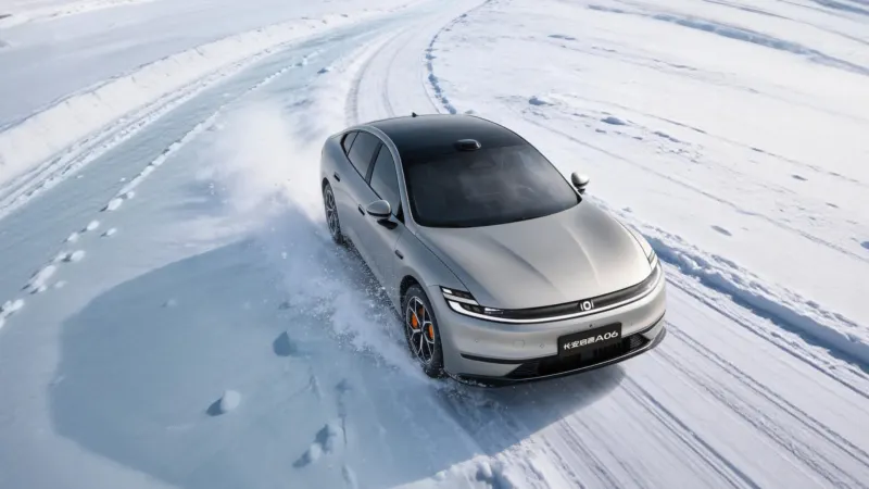 Sedan Changan Nevo A06 dengan baterai natrium dari CATL. Foto Changan
