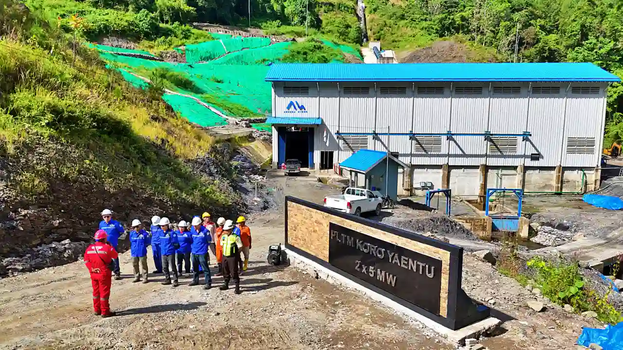 Proyek PLTA Kukusan 2 milik ARKO resmi beroperasi dengan kapasitas 5,4 MW di Lampung. (Foto: Dok. Arkora Hydro)