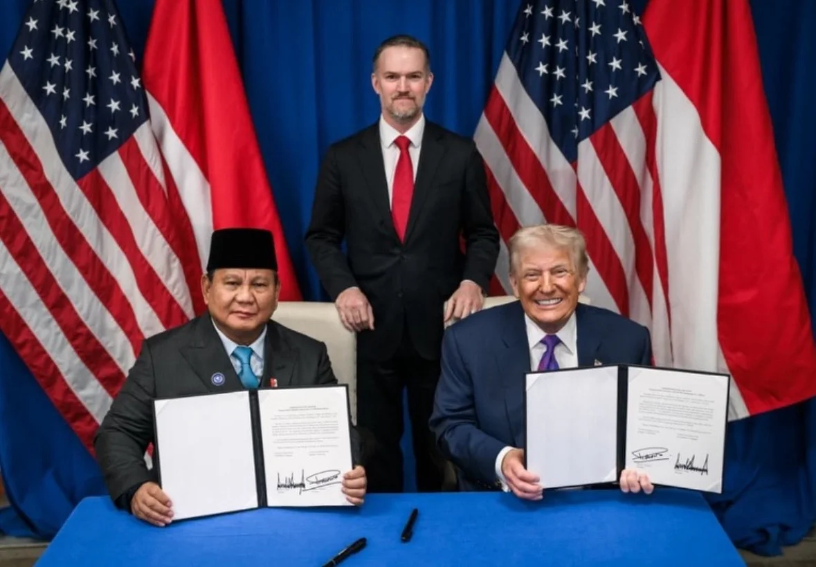 DPR mengingatkan implementasi perjanjian dagang RI-AS harus menjaga kepentingan nasional, termasuk pangan, industri domestik, dan ekonomi digital. Foto: IG @kemensetneg.ri