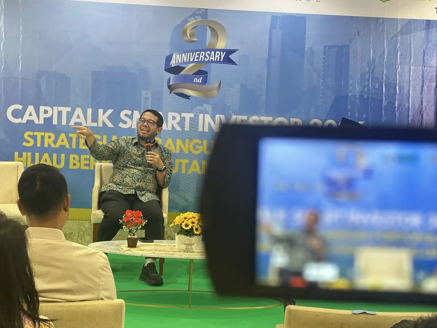 Kepala Divisi Pasar Modal Syariah BEI Irwan Abdalloh menjadi pembicara dalam forum Capital Smart Investor 2026 di Masjid Istiqlal, Jakarta, Jumat, 27 Februari 2026. Foto: Alpin Pulungan/KabarBursa