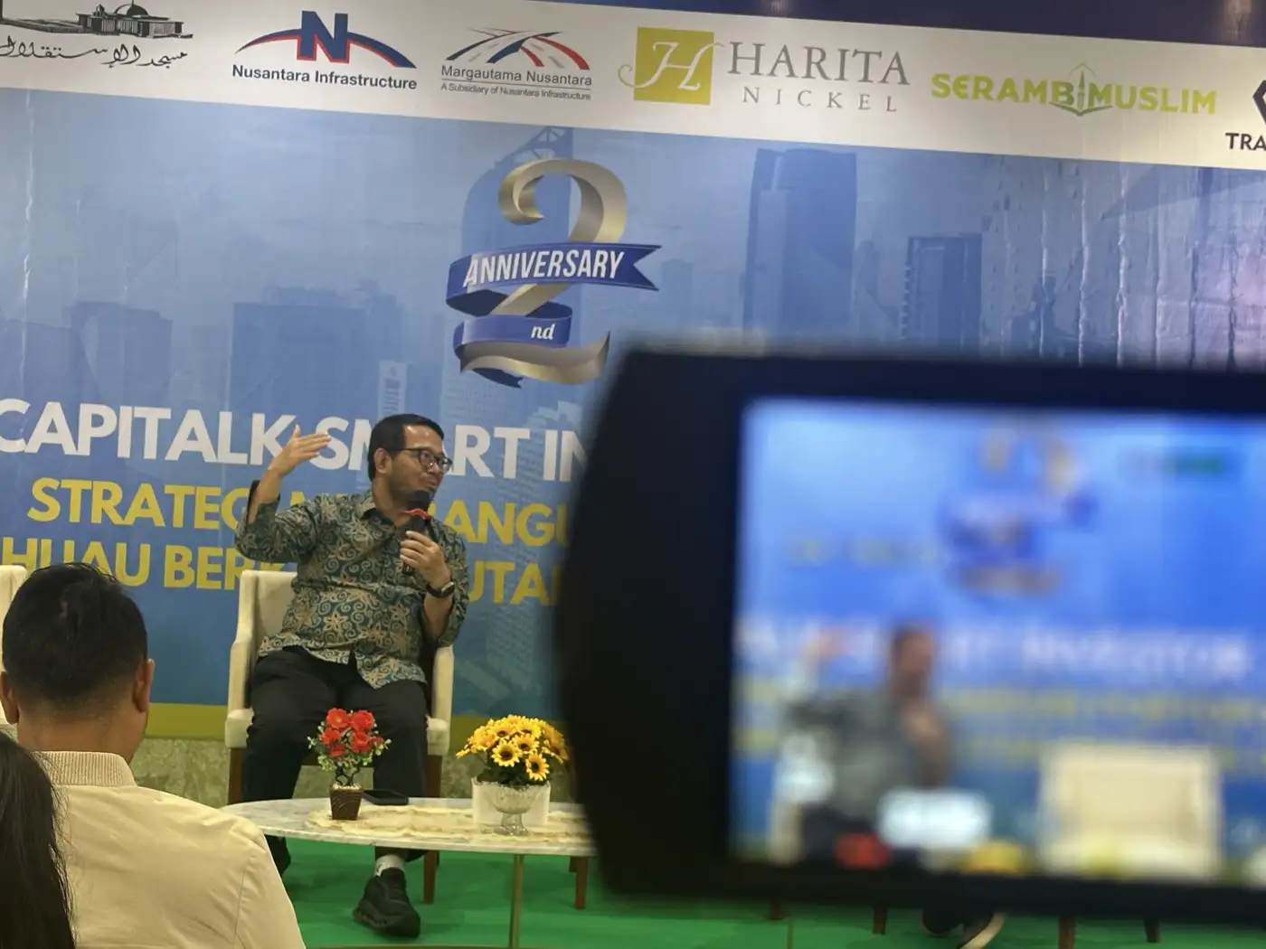 Kepala Divisi Pasar Modal Syariah BEI Irwan Abdalloh menjadi pembicara dalam forum Capital Smart Investor 2026 di Masjid Istiqlal, Jakarta, Jumat, 27 Februari 2026. Foto: Alpin Pulungan/KabarBursa