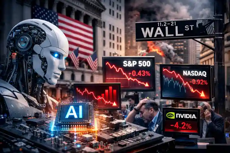 Monetisasi hingga belanja modal di sektor AI selalu menjadi tekanan kuat di Wall Street. (Foto: AI untuk KabarBursa)