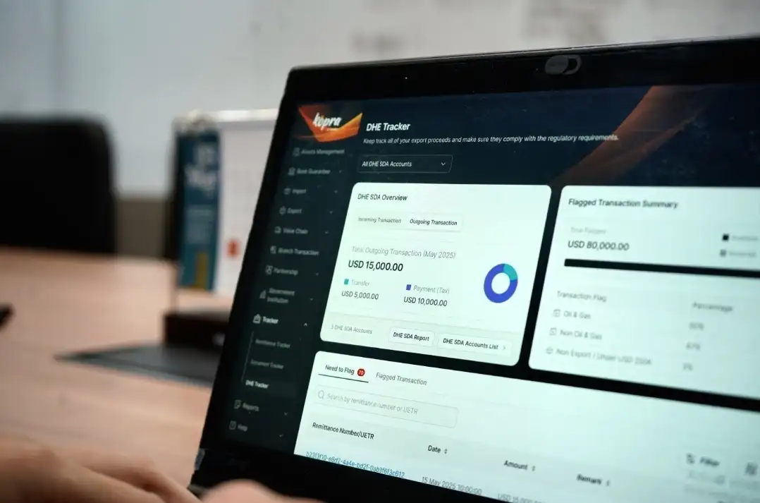 Transaksi Kopra tembus Rp27 ribu triliun, Bank Mandiri luncurkan fitur DHE Tracker untuk mudahkan pengusaha. Foto: dok. Bank Mandiri