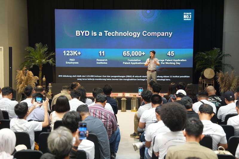 Ilustrasi penjualan BYD di Indonesia. Foto: BYD. 