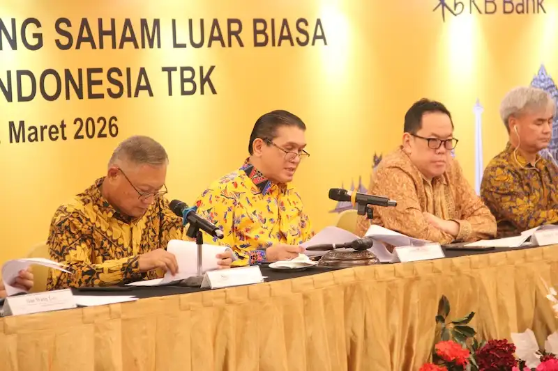 Rapat Umum Pemegang Saham Luar Biasa (RUPSLB) KB Bank. Foto: dok KB Bank.