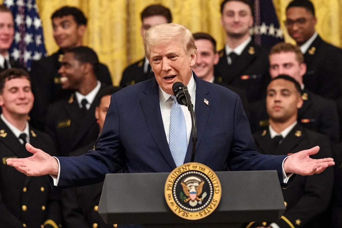 Trump tunda serangan Iran selama 5 hari, pasar global rebound, harga minyak anjlok, dan investor mulai melihat peluang de-eskalasi konflik. Foto: IG @potus