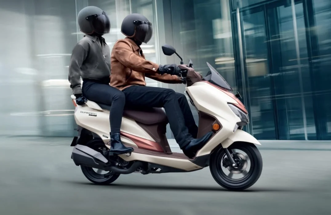 Suzuki Burgman Street 125 terbaru resmi meluncur. Foto: Suzuki Motorcycle India