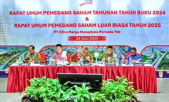 PT Citra Marga Nusaphala Persada Tbk (CMNP) mencatat lonjakan pendapatan menjadi Rp5,8 triliun sepanjang 2025. (Foto: Dok. CMNP)