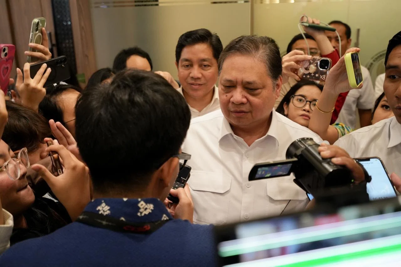 Airlangga menyebut ekonomi RI kuat dengan surplus dagang 70 bulan, inflasi terkendali, dan indikator kemiskinan serta pengangguran membaik. Foto: Dok. Kemenko Perekonomian