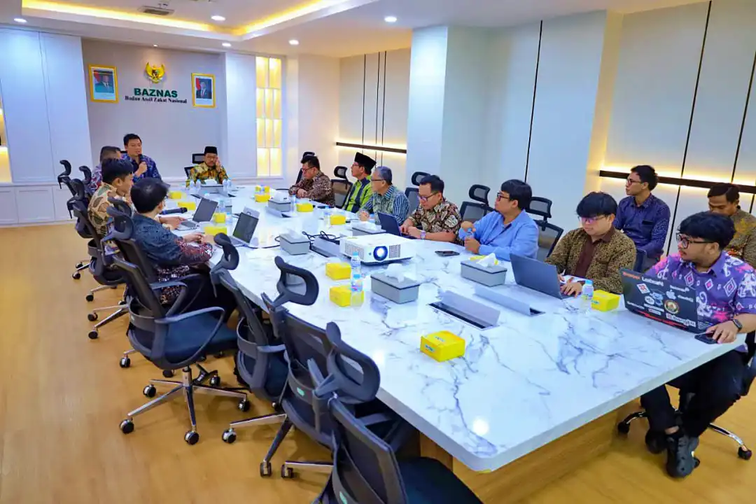 Badan Amil Zakat Nasional (Baznas) RI bersama PT Fintek Karya Nusantara (LinkAja) dan LinkAja Syariah memperkuat sinergi strategis dalam mempermudah masyarakat menunaikan zakat, infak, dan sedekah (ZIS). (Foto: Dok. Baznas RI)