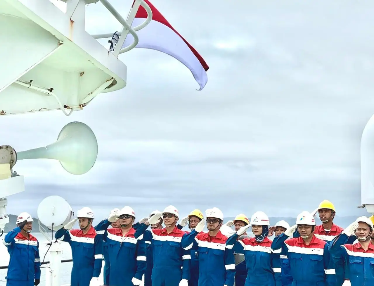 Dokumentasi kru PT Pertamina International Shipping (PIS). Foto: PIS