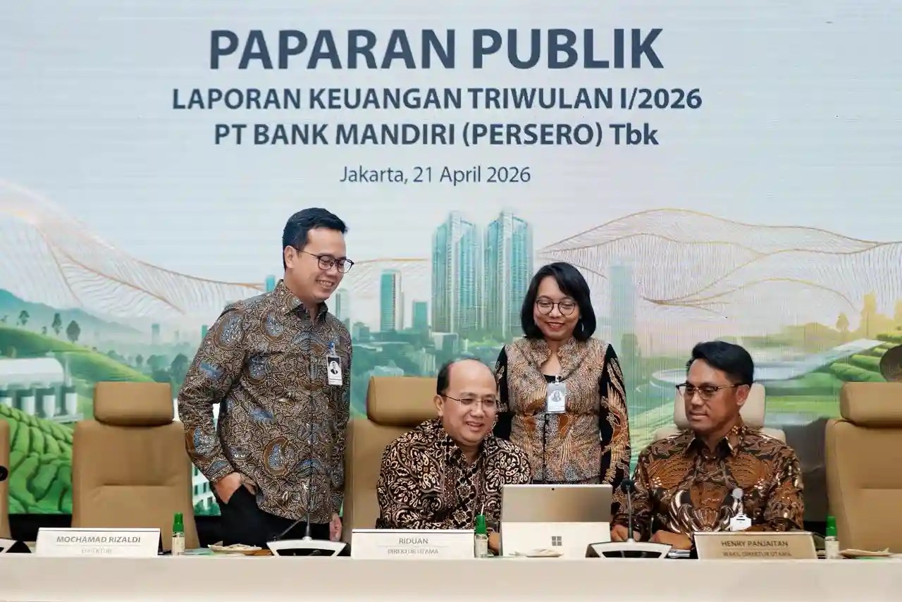 Laporan keuangan triwulan Bank Mandiri mencatatkan pertumbuhan sebesar 16 persen, di mana aplikasi Livin' by Mandiri ikut bertumbuh sebesar 27 persen. (Foto: dok Bank Mandiri)