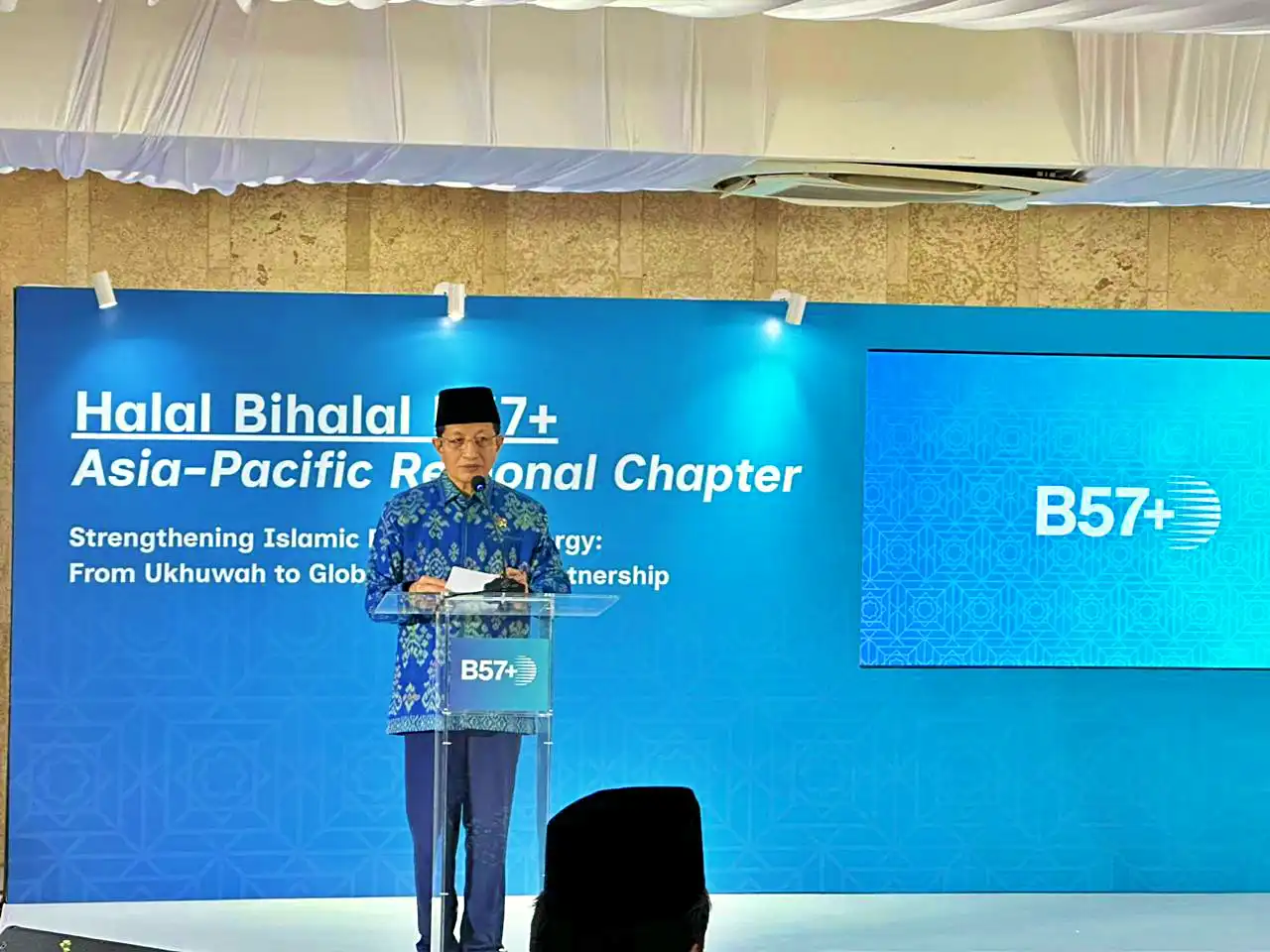 B57+ dan pemerintah dorong Indonesia jadi motor ekonomi halal global. (Foto: Kabarbursa.com/Alpin Pulungan)