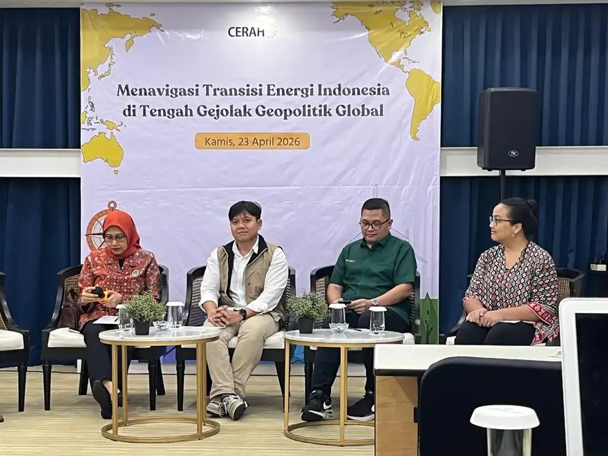 Diskusi CERAH Expert Panel bertajuk Menavigasi Transisi Energi Indonesia di Tengah Gejolak Geopolitik Global. Dok: KabarBursa.com/Gusti