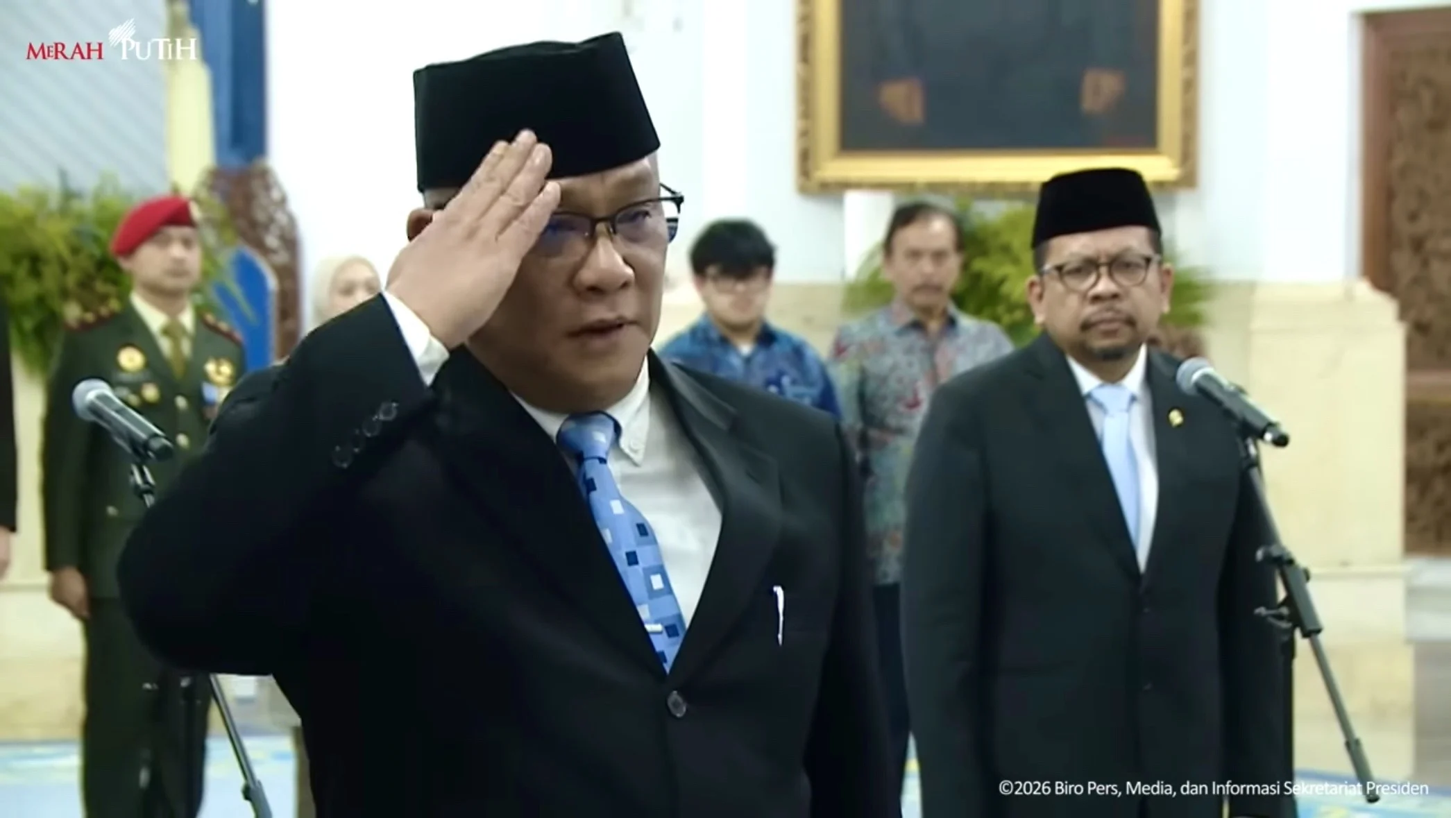 Ekonom Didik Rachbini menilai Jumhur Hidayat akan diuji menjaga idealisme sebagai Menteri Lingkungan Hidup. Foto: Tangkapan layar YouTube Sekretariat Presiden