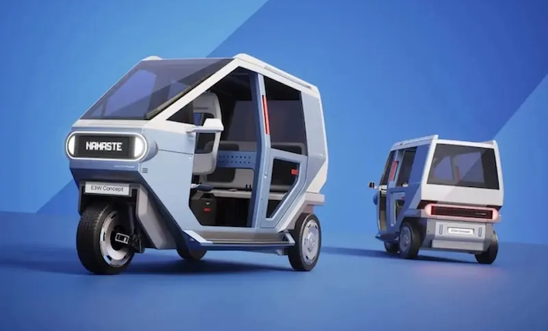 Hyundai Motor Company menggandeng TVS Motor Company untuk kembangkan kendaraan roda tiga. Foto: dok Hyundai