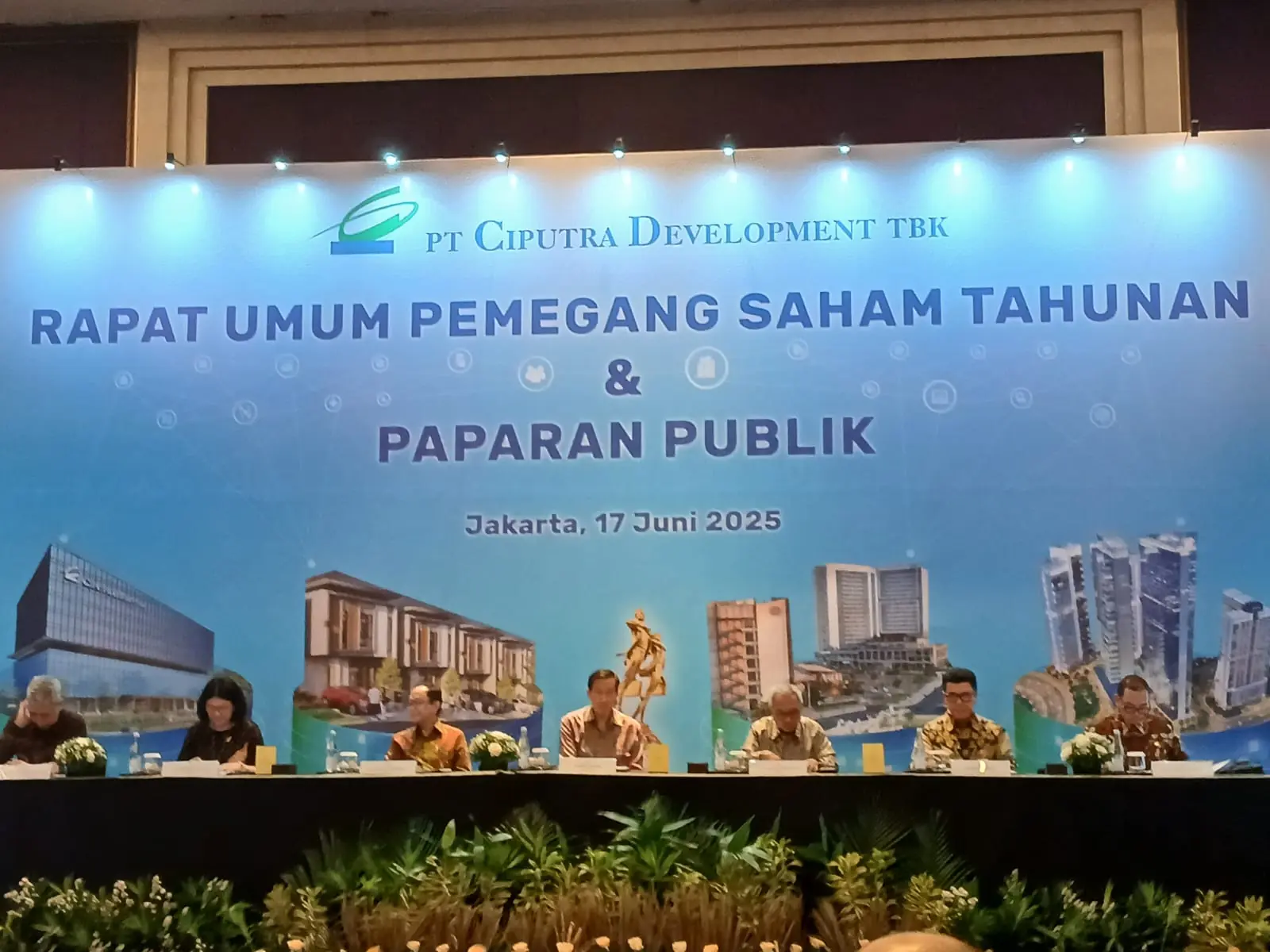 RUPST dan public expose PT Ciputra Development Tbk, Selasa, 17 Juni 2025. (Dok. Kabarbursa.com) 