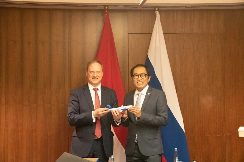 Wakil Menteri Perindustrian, Faisol Riza, saat menghadiri pertemuan dengan Perdagangan Federasi Rusia Alexey Vladimirovich Gruzdev. Foto: dok Kemenperin.
