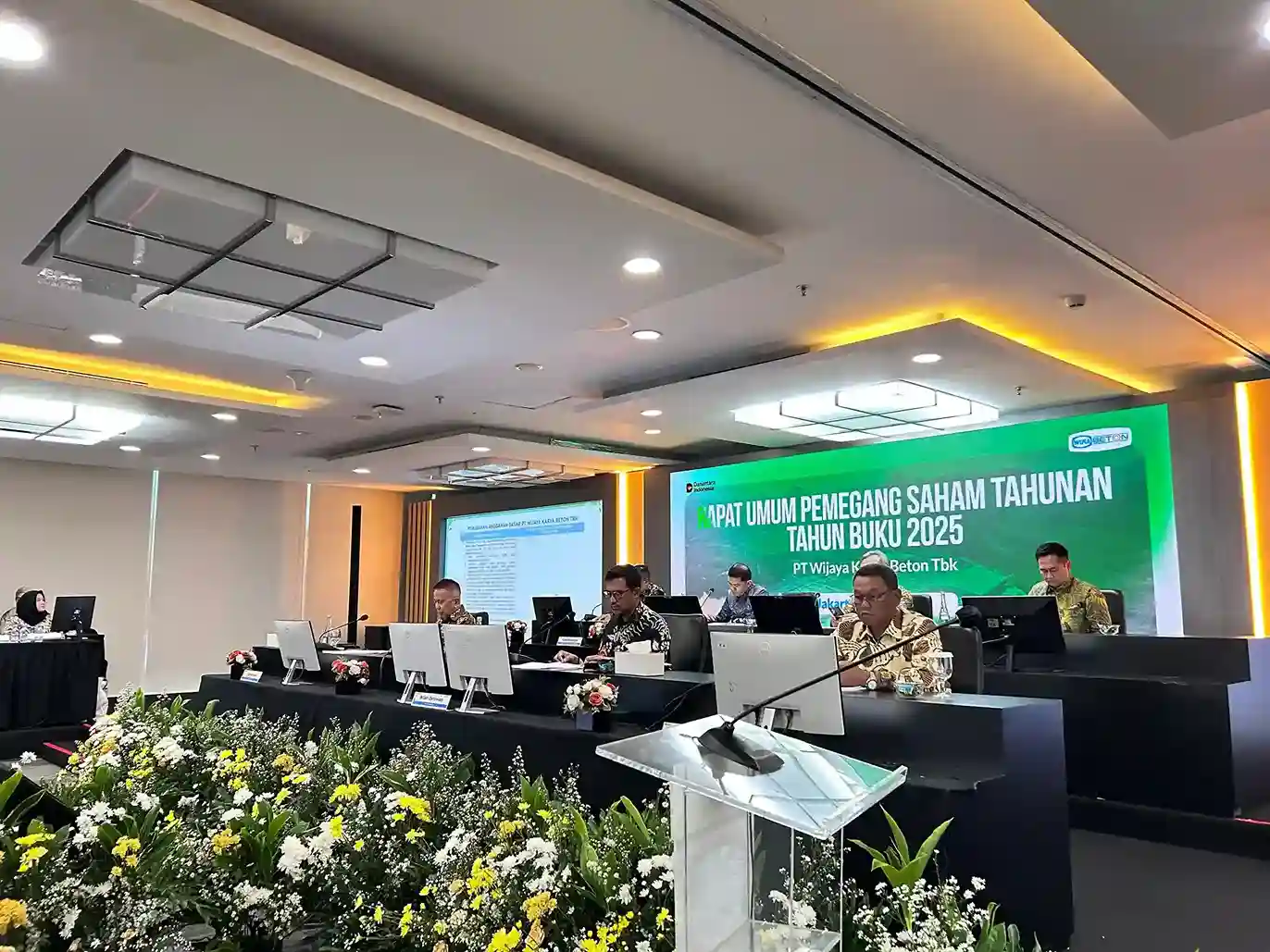 Rapat Umum Pemegang Saham Tahunan Tahun Buku 2025 PT Wijaya Karya Beton Tbk (WIKA Beton). Doc WTON
