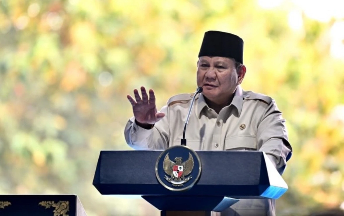 Komentar Prabowo soal dolar jadi perhatian saat rupiah melemah dan IHSG turun. Analis menilai faktor utama berasal dari MSCI. Foto: IG @kemensetneg.ri