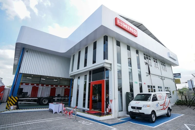 Layanan purna jual PT Hino Motors Sales Indonesia (HMSI) di Yogyakarta. Foto: HMSI. 