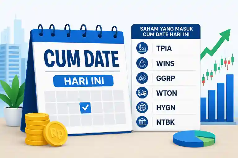 Selain TPIA dan WINS, sejumlah saham juga masuk fase cum date hari ini, yaitu WTON, GGRP, HYGN, dan NTBK. (Foto: KabarBursa)