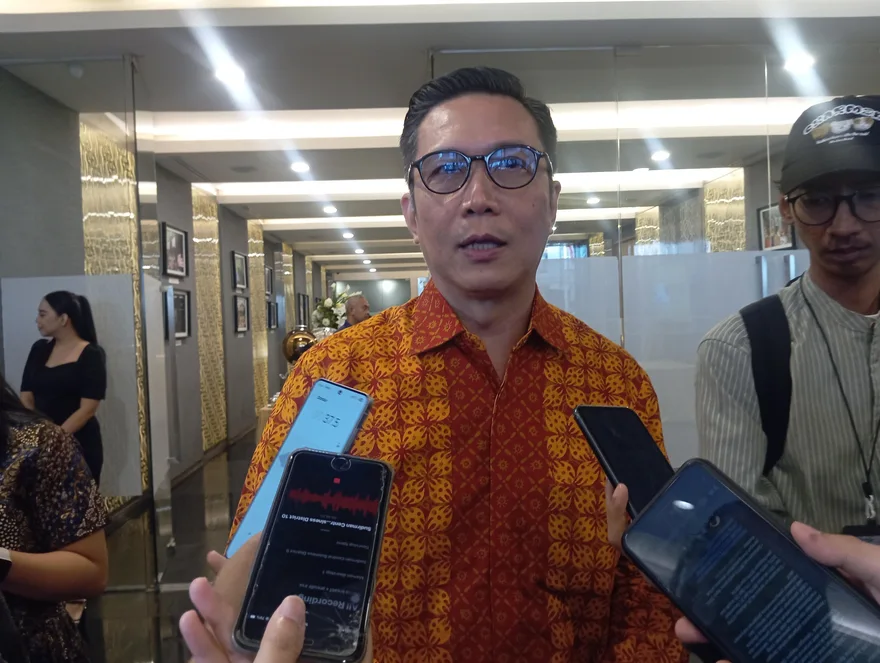 Pjs Direktur Utama BEI Jeffrey Hendrik di Gedung BEI, Jakarta pada Senin, 25 Mei 2026. Desty Luthfiani/KabarBursa.com