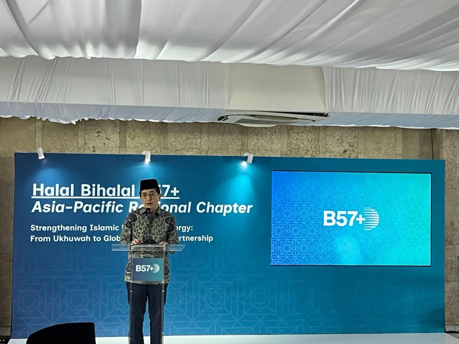 B57+ dorong perluasan jejaring bisnis lintas negara di kawasan Asia-Pasifik. Bidik potensi ekonomi halal global hingga USD10,5 triliun. Foto: Alpin Pulungan/KabarBursa