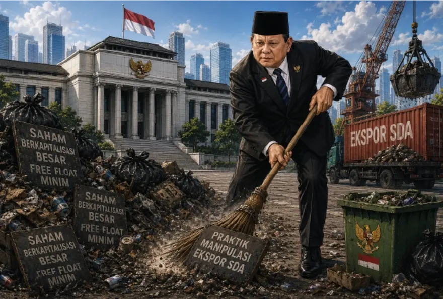 Operasi Bersih-bersih Bursa dan Sengkarut Ekspor SDA