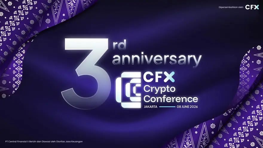 Perayaan 3 Tahun, Bursa Kripto CFX Kembali Menggelar CFX Crypto Conference  
