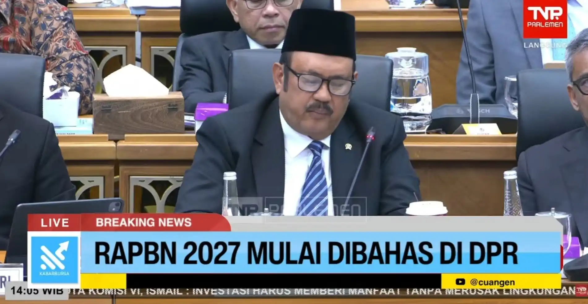 Menteri Perencanaan Pembangunan Nasional (PPN) sekaligus Kepala Badan Perencanaan Pembangunan Nasional (Bappenas), Rachmat Pambudy siapkan Rencana Kerja Pemerintah (RKP) 2027 untuk keluarkan Indonesia dari middle income trap. Berikut targetnya. Foto: tangkapan layar Youtube KabarBursa. 