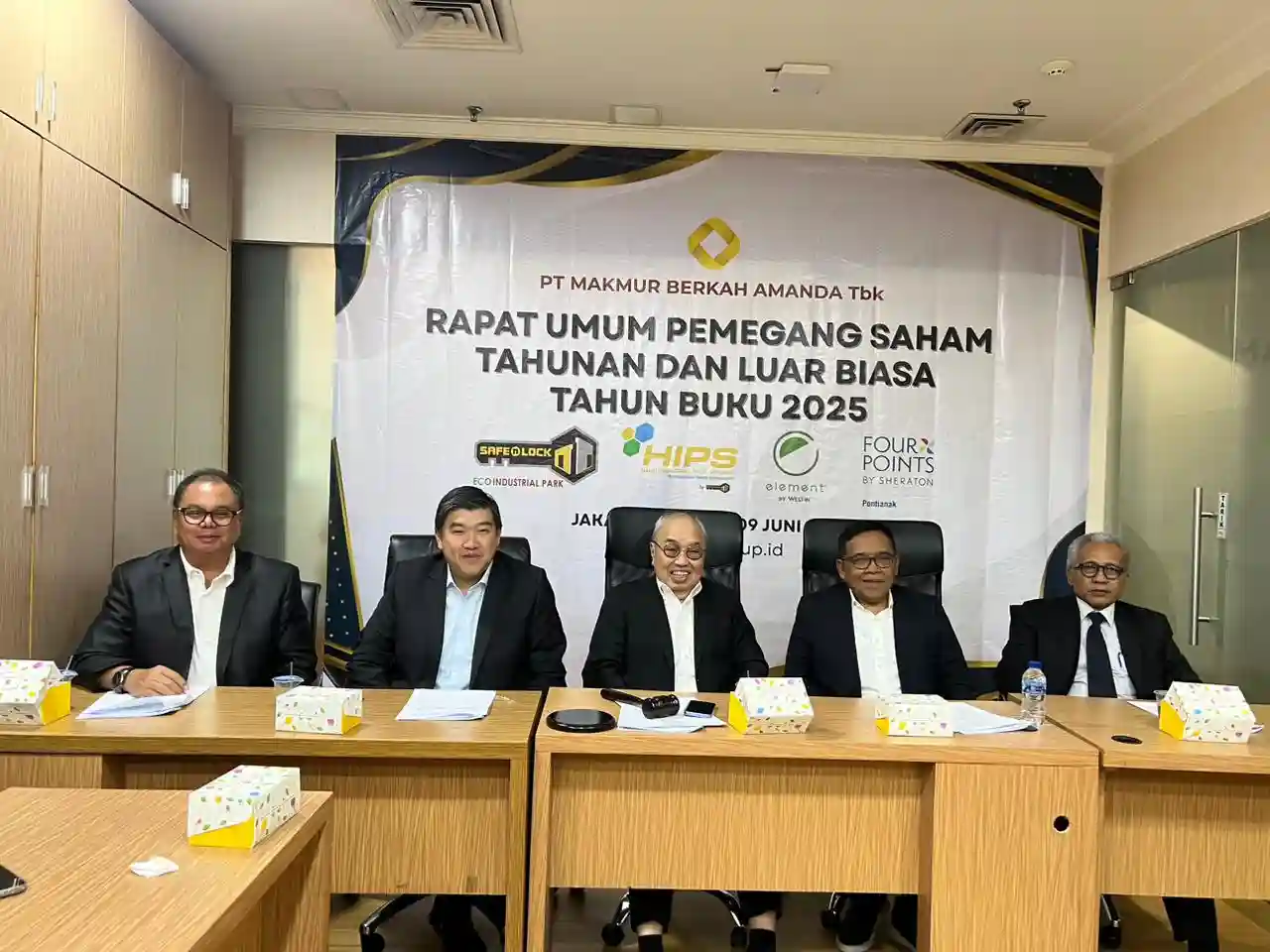 Public Expose Tahunan PT Makmur Berkah Amanda Tbk, Selasa, 9 Februari 2026. (Foto: dok AMAN)