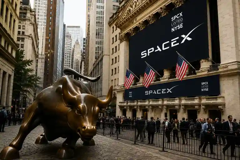 SpaceX melesat sekitar 19 persen pada hari pertama perdagangan, dari harga IPO USD135 menjadi USD160,95 per saham. (Foto: KabarBursa)