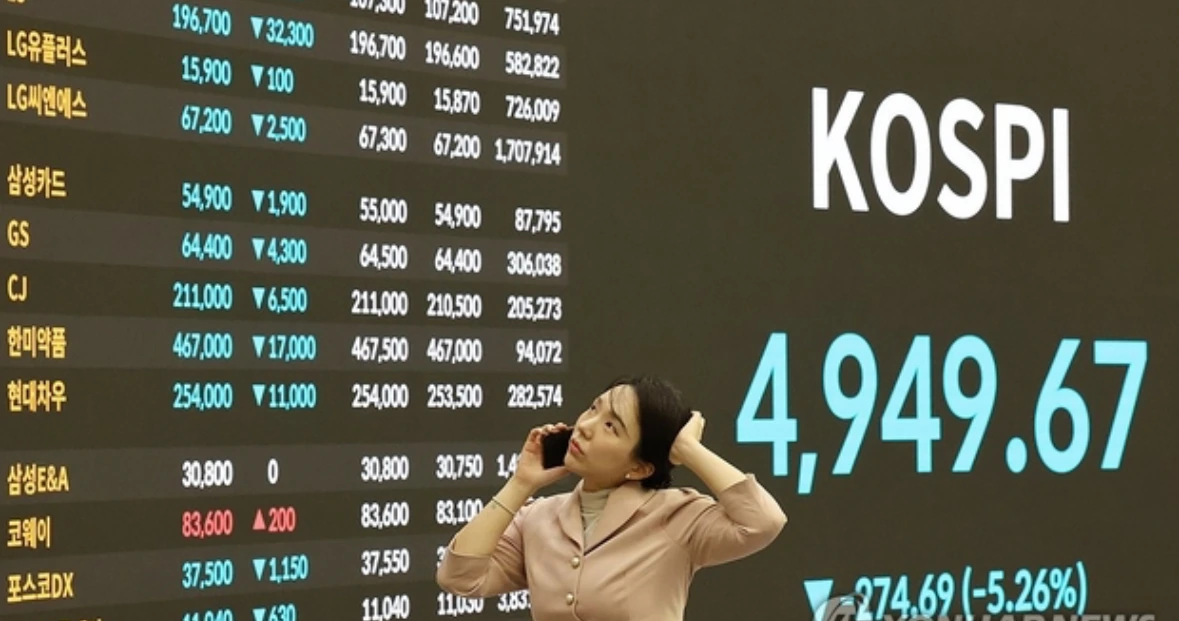 MSCI menilai Korea Selatan belum layak menjadi pasar maju meski Kospi melonjak. Pembatasan perdagangan won jadi alasan utama. Foto: Yonhap via Seoul Economic Daily.